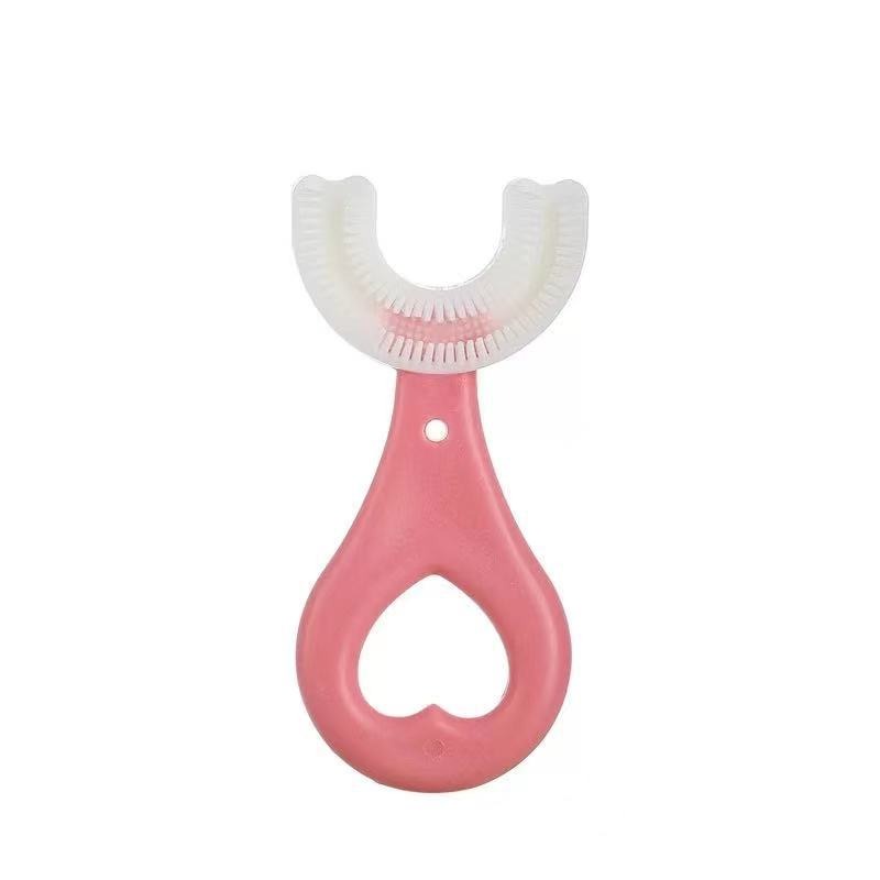 Children's U-shaped toothbrush for infants and young children aged 2-12 and above, oral manual soft bristled toothbrush