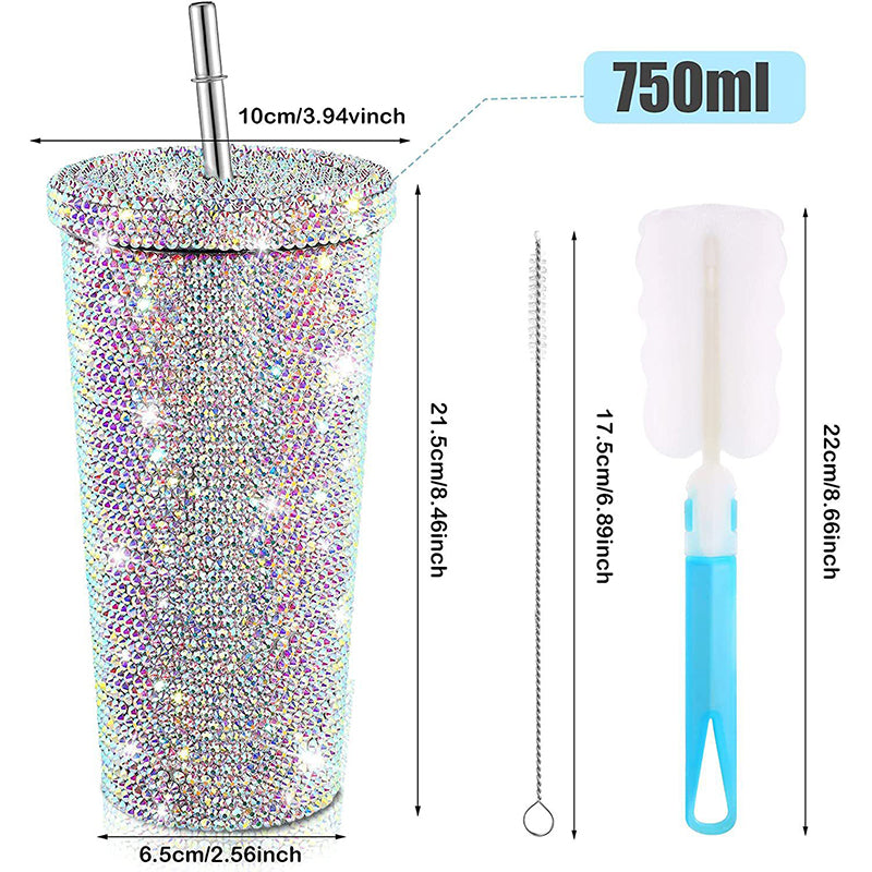Diamond Insulated Cup Stickers Diamond Drink Cups Car Cups