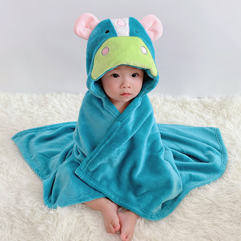 Infant Baby Cloak Cloak Quilt Multi-style Cartoon Flannel Quilt