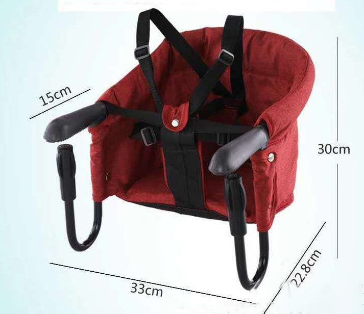 Portable Baby Dining Chair Travel Chair Seats Fast Hook on Table Chairs Foldable Infant Eating Feeding Highchairs for Home